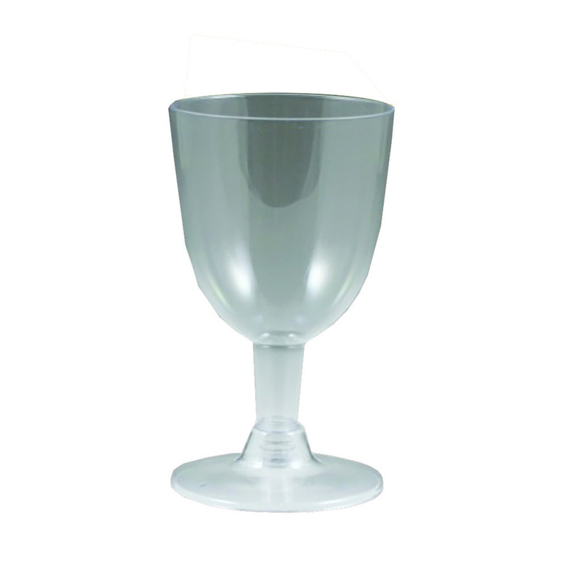 Sovereign Clear Plastic Wine Glass 5oz 6/ct