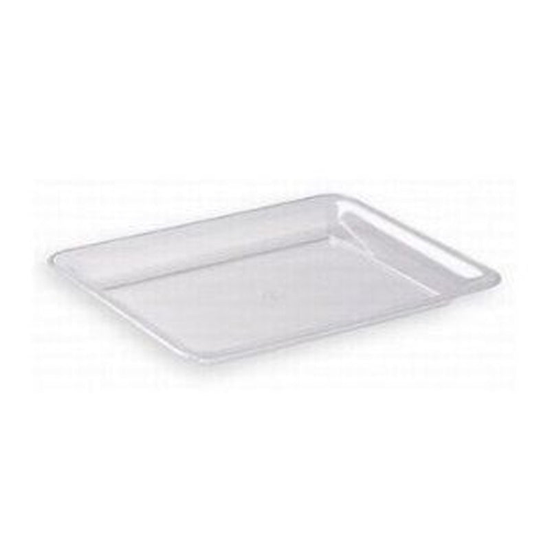 Clear Rectangular Plastic Tray 12in x 18in