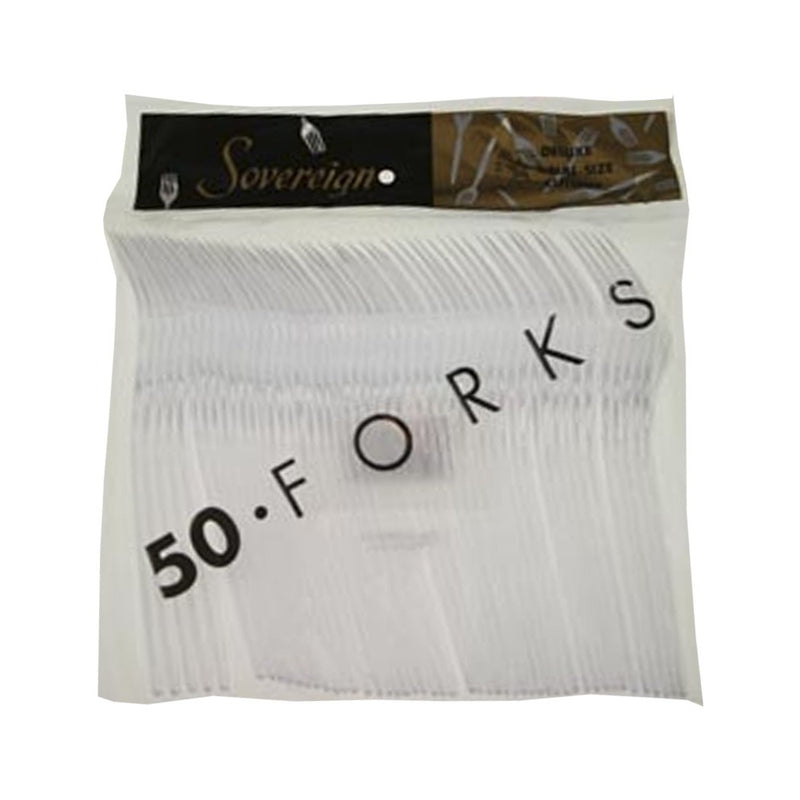 Clear Plastic Forks 50/ct