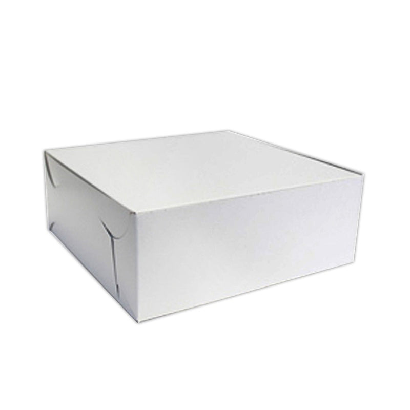 White Square Cake Box 8in x 8in x 4in