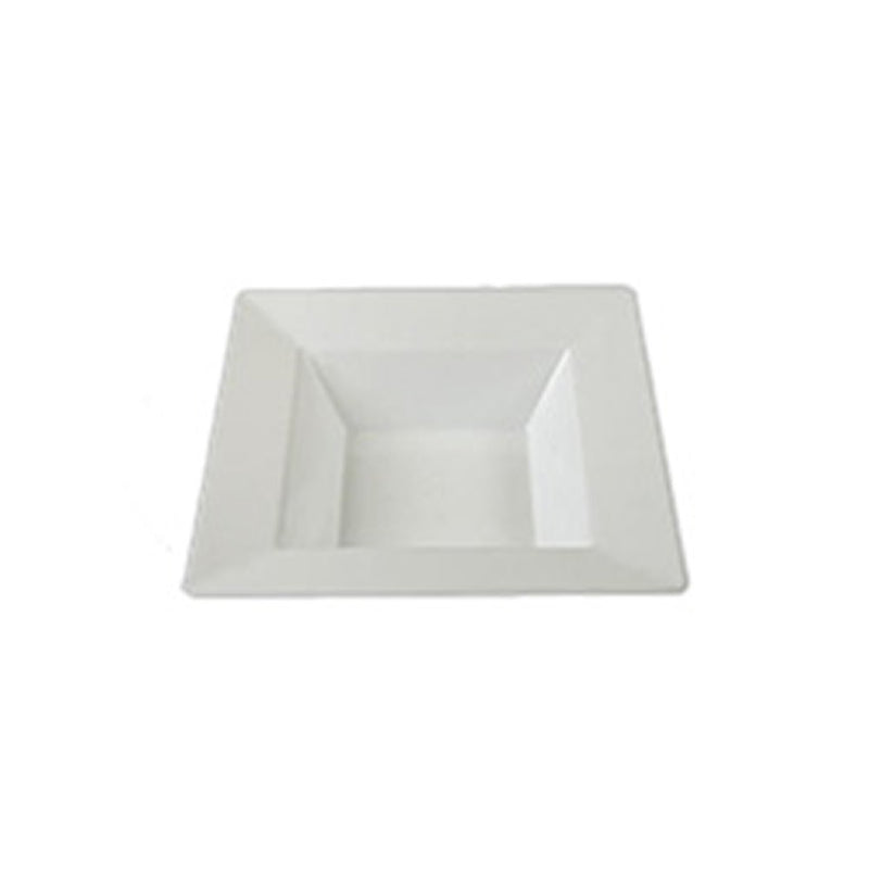 Simply Squared White Plastic Bowl 5oz 10/ct