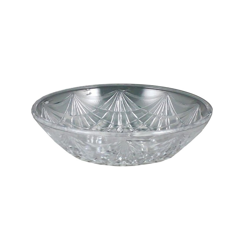 Clear Crystalware Plastic Bowl 6in