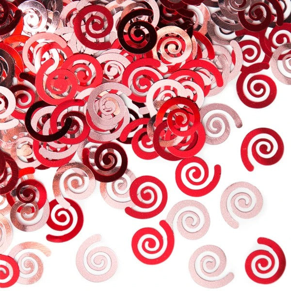 Red Swirl Confetti 0.5oz