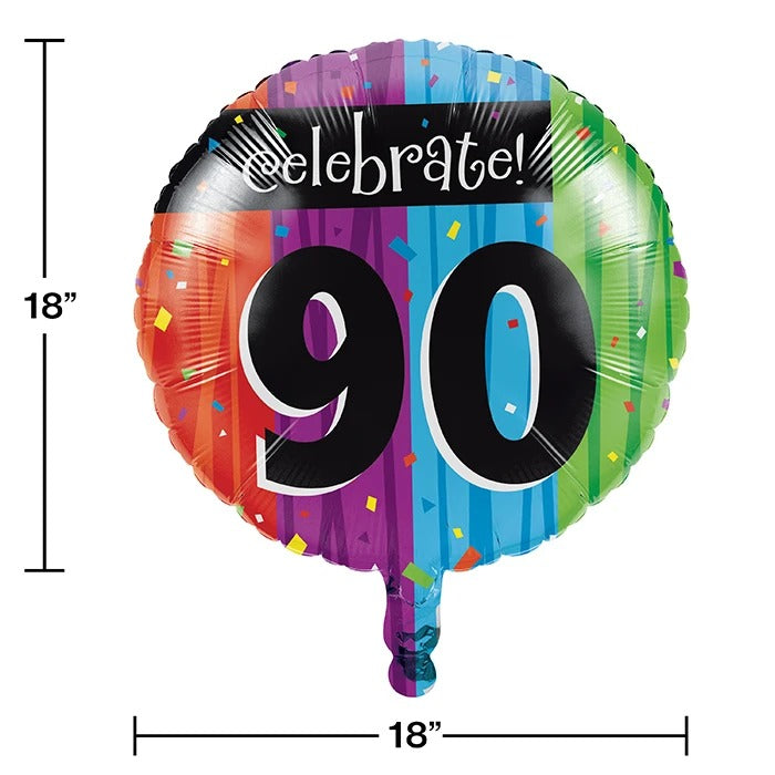 18" Celebrate 90 Birthday - 318
