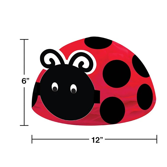 Ladybug Fancy Centerpiece 6in x 12in