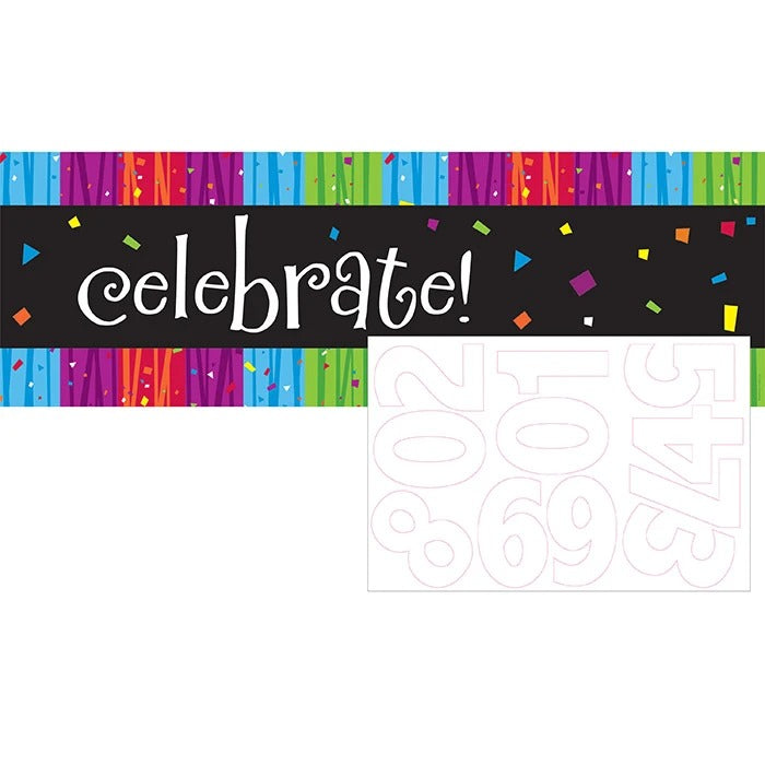 Milestone celebrate Giant Party Banner