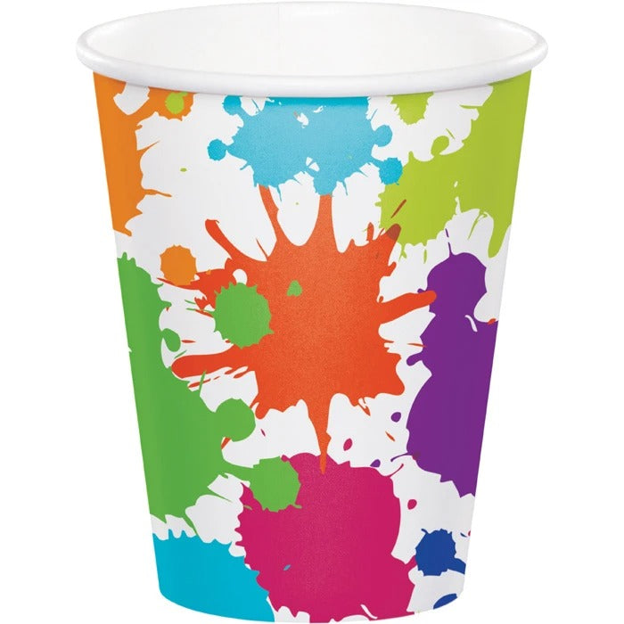 Art Party Hot/Cold Cups 9oz 8/ct