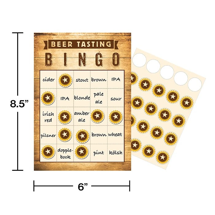 Cheers And Beers Bingo Game 10/ct