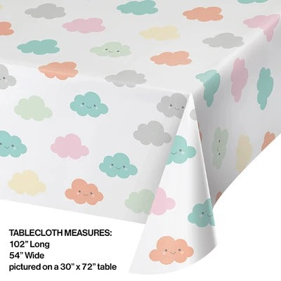 Sunshine Baby Shower Tablecover 54in x 102in
