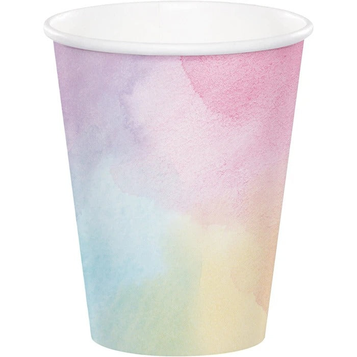 Iridescent Hot/Cold Paper Cups 9oz 8/ct