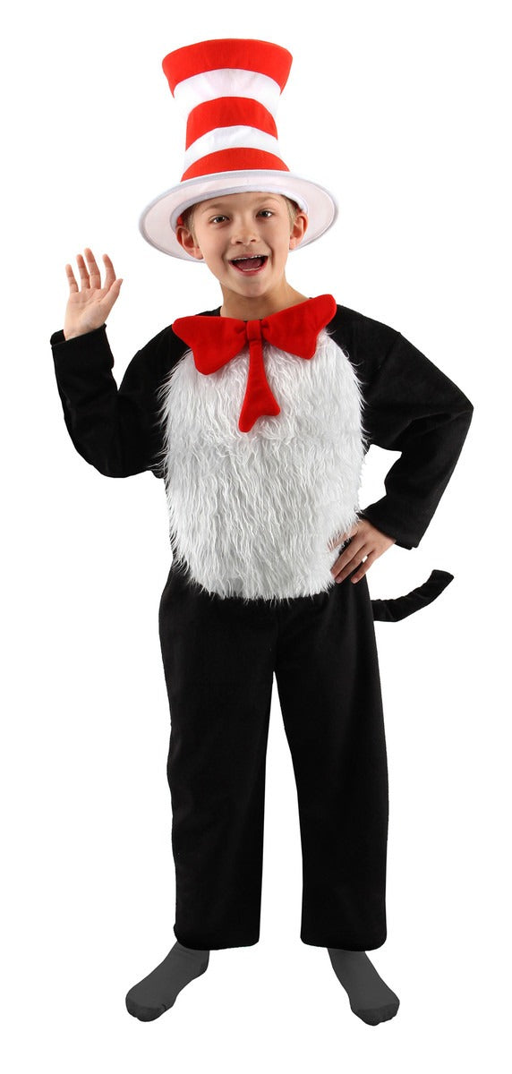 Dr. Seuss The Cat In The Hat Deluxe Costume Kids M 8-10