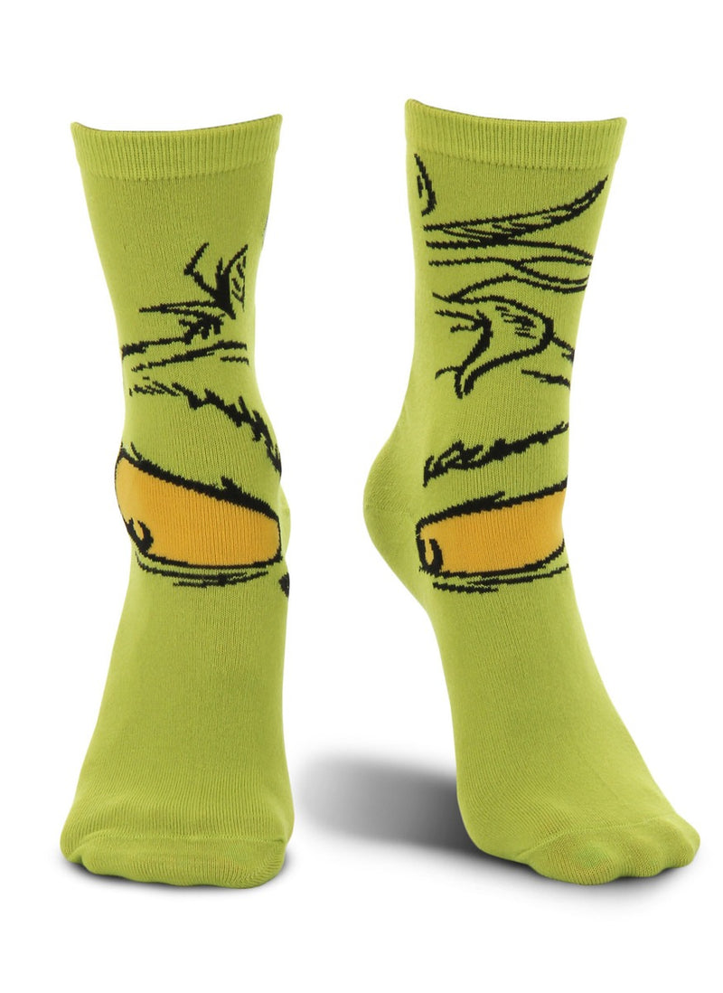 Dr. Seuss The Grinch Costume Crew Socks