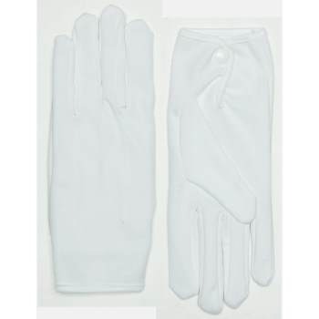 Parade Gloves Short W/Snap White