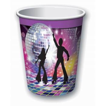 Disco Party Cups 9oz 8/ct