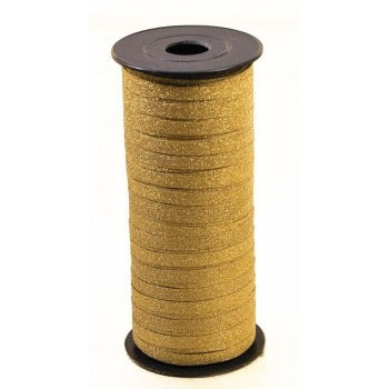 3/16in x 50 Yards Diamond Curling Ribbon Gold