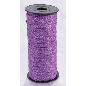 3/16in x 50 Yards Diamond Curling Ribbon Purple