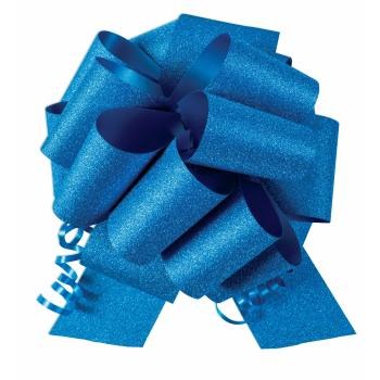 Royal Blue Diamond Pull Bow 8in