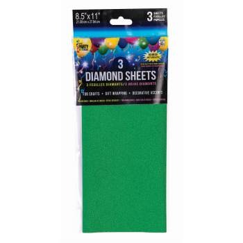 Green Diamond Sheets 8.5in 11in 3/ct