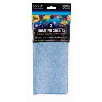 Light Blue Diamond Sheets 8.5in x 11in 3/ct