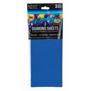 Royal Blue Diamond Sheets 8.5in x 11in 3/ct