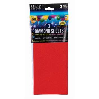 Red Diamond Sheets 8.5in x 11in 3/ct