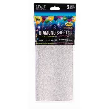 Silver Diamond Sheets 8.5in x 11in 3/ct
