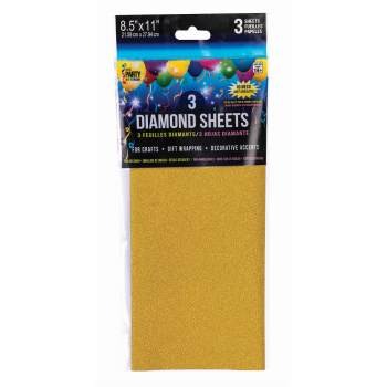 Gold Diamond Sheets 8.5in x 11in 3/ct