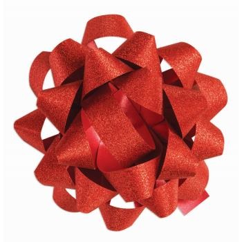 Red Diamond Star Bow 3in 6/ct