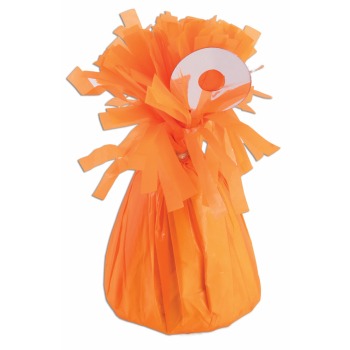 Neon Orange Balloon Weight 6oz