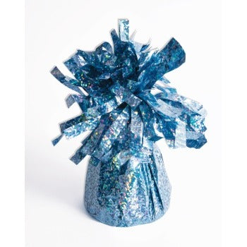 Ice Blue Holographic Foil Balloon Weight 6oz