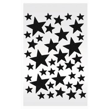 Black Stars Diamond Stickers 1/ct