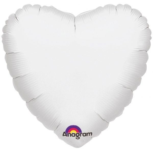 HX Metallic White Heart - 380