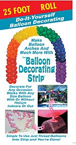 Balloon Deco Strip-Clear 25ft