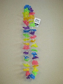 Multicolored Flower Lei 36in 1/ct