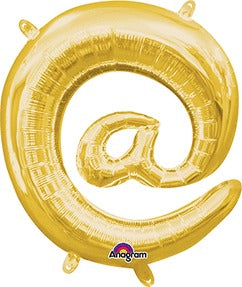 16in @ Symbol Gold <FONT color="red"><B>Consumer Inflated Air Filled</B></FONT>