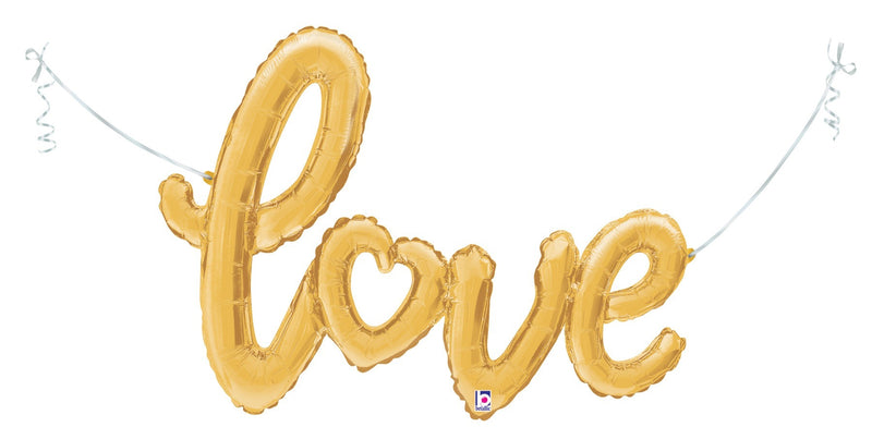 47in Love Script Gold