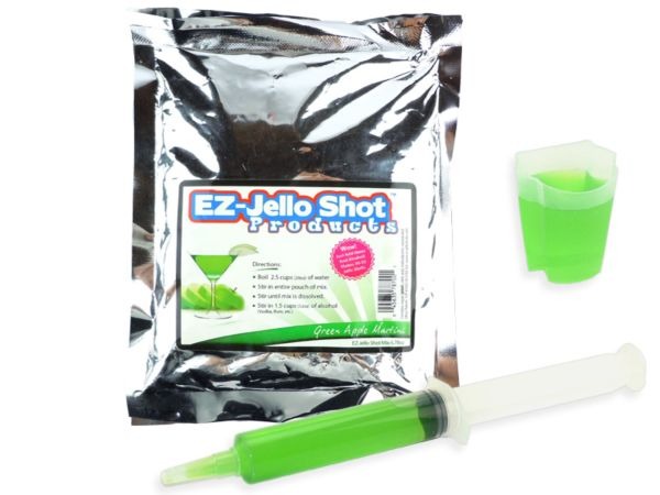 Ez Jello Shot Pouch Appletini