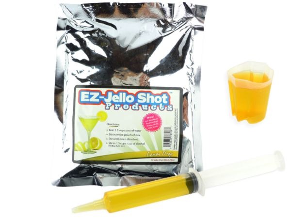 Ez Jello Shot Pouch Lemon Drop