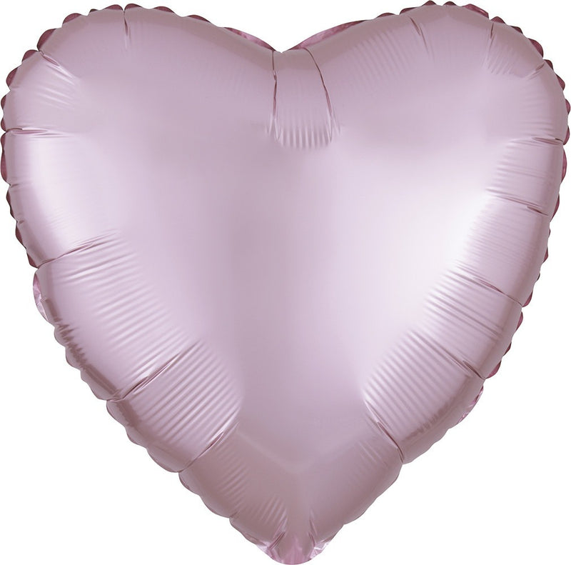 17" Luxe Pastel Pink Heart - 317