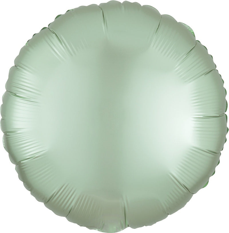 17" Luxe Mint Green Round - 268