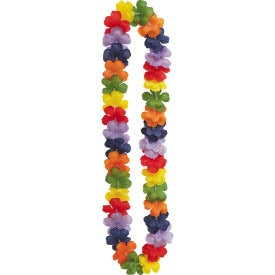 Rainbow Flower Lei 40in 1/ct