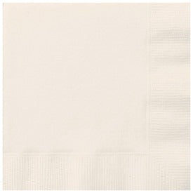 Ivory Solid Beverage Napkins, 20ct