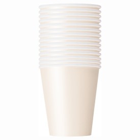 Ivory Solid 9oz Paper Cups, 14ct