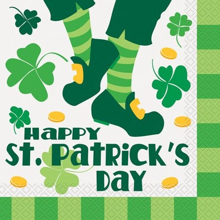 St. Pat's Jig Luncheon Napkin 16/ct