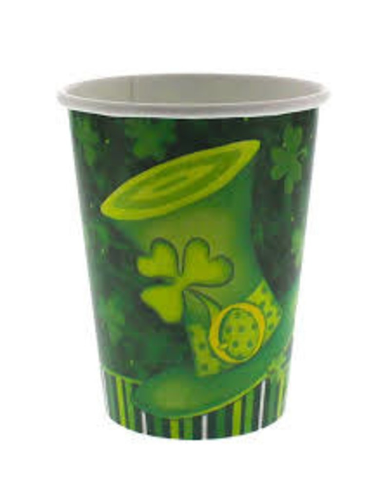 Lucky Stripes Cups 9oz 8/ct