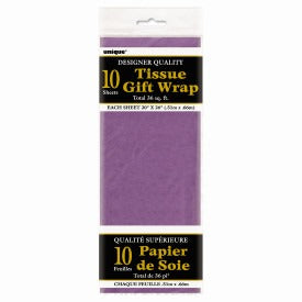 Purple Tissue Sheets 26in x 20in 10ct