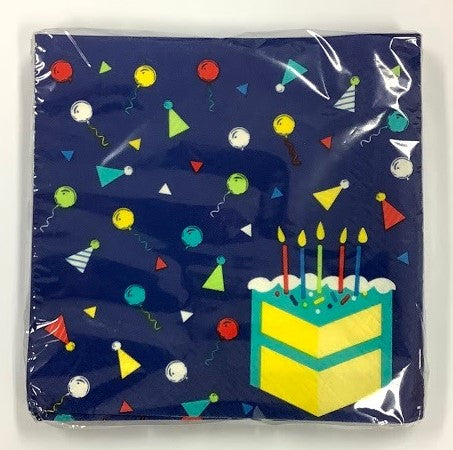 Peppy Bday Luncheon Napkin 16/ct