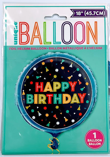 Peppy Bday Foil Balloon 18in