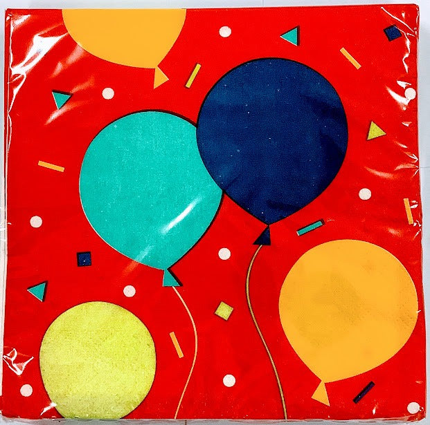 Balloon Party Luncheon Napkins 16/ct