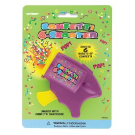 6-Shooter Confetti - Pre-Loaded 1/ct